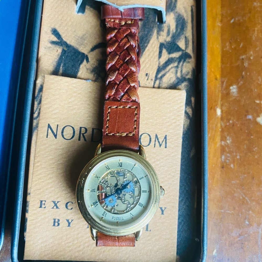 1995 SKELETON FOSSIL WATCH SK-4908